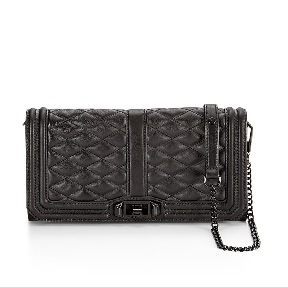 BRAND NEW Rebecca Minkoff Love Clutch Black